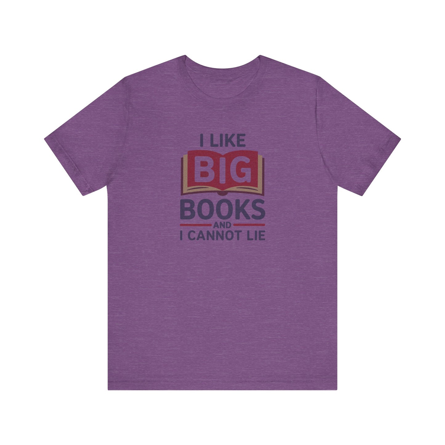 I Like Big Books and I Cannot Lie — Bibliophile Retro Tee (Light)