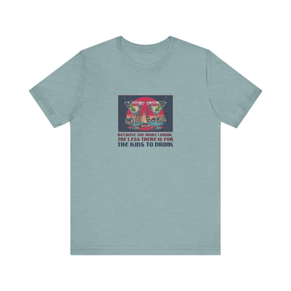 Open Bar (for the Kids) — Friends Retro Tee (Light)