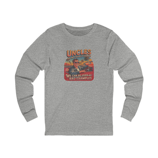 Uncles Are Not Useless (Bad Examples) — Retro Long Sleeve (Light)