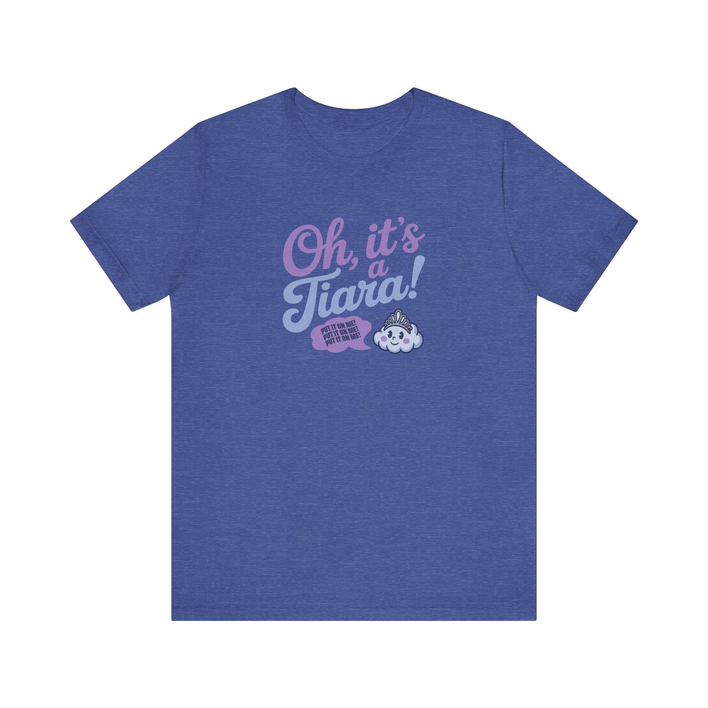 Oh, It’s a Tiara! (Put It On Me!) — Amy Farrah Fowler Retro Tee (Dark)