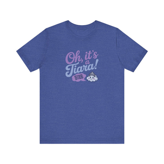 Oh, It’s a Tiara! (Put It On Me!) — Amy Farrah Fowler Retro Tee (Dark)