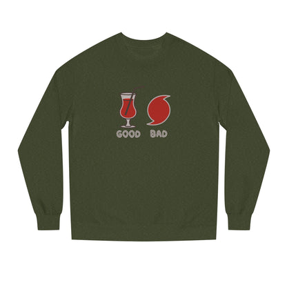 Good Hurricane, Bad Hurricane – Tropical Retro Sweatshirt (Dark)