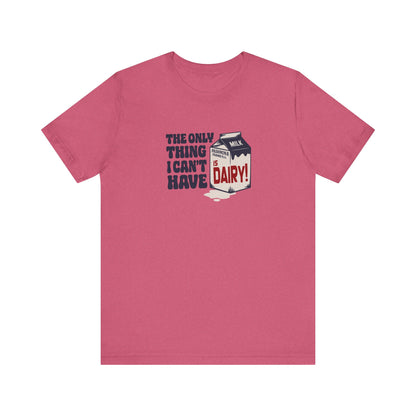 Can’t Have Dairy — Friends Jill Green Retro Tee (Light)