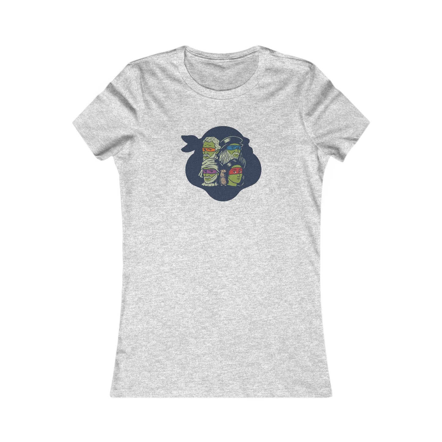 Renaissance Ninja Turtles — TMNT Retro Women's Tee (Light)
