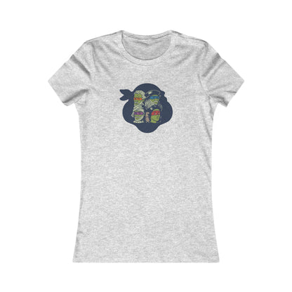 Renaissance Ninja Turtles — TMNT Retro Women's Tee (Light)