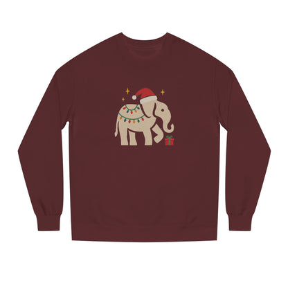 White Elephant Season — Retro Christmas Sweatshirt (Dark)