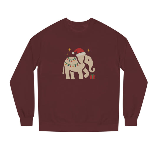 White Elephant Season — Retro Christmas Sweatshirt (Dark)