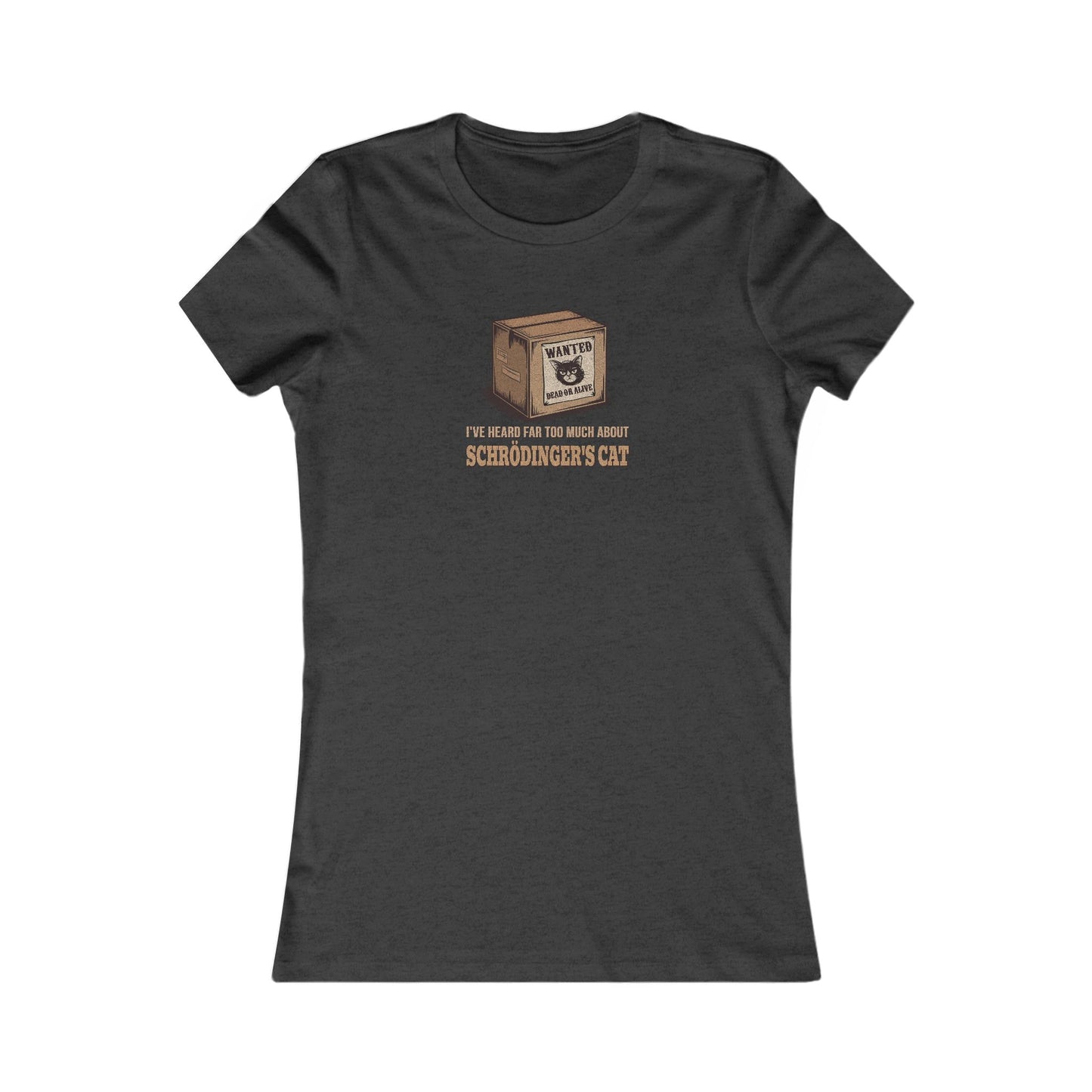 Schrödinger’s Cat — Big Bang Theory Retro Women's Tee (Dark)