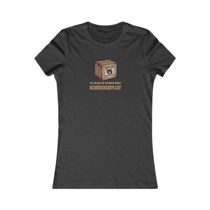 Schrödinger’s Cat — Big Bang Theory Retro Women's Tee (Dark)