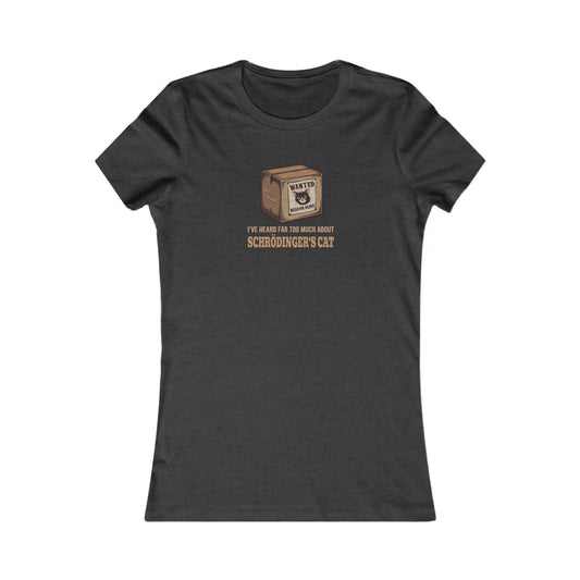 Schrödinger’s Cat — Big Bang Theory Retro Women's Tee (Dark)