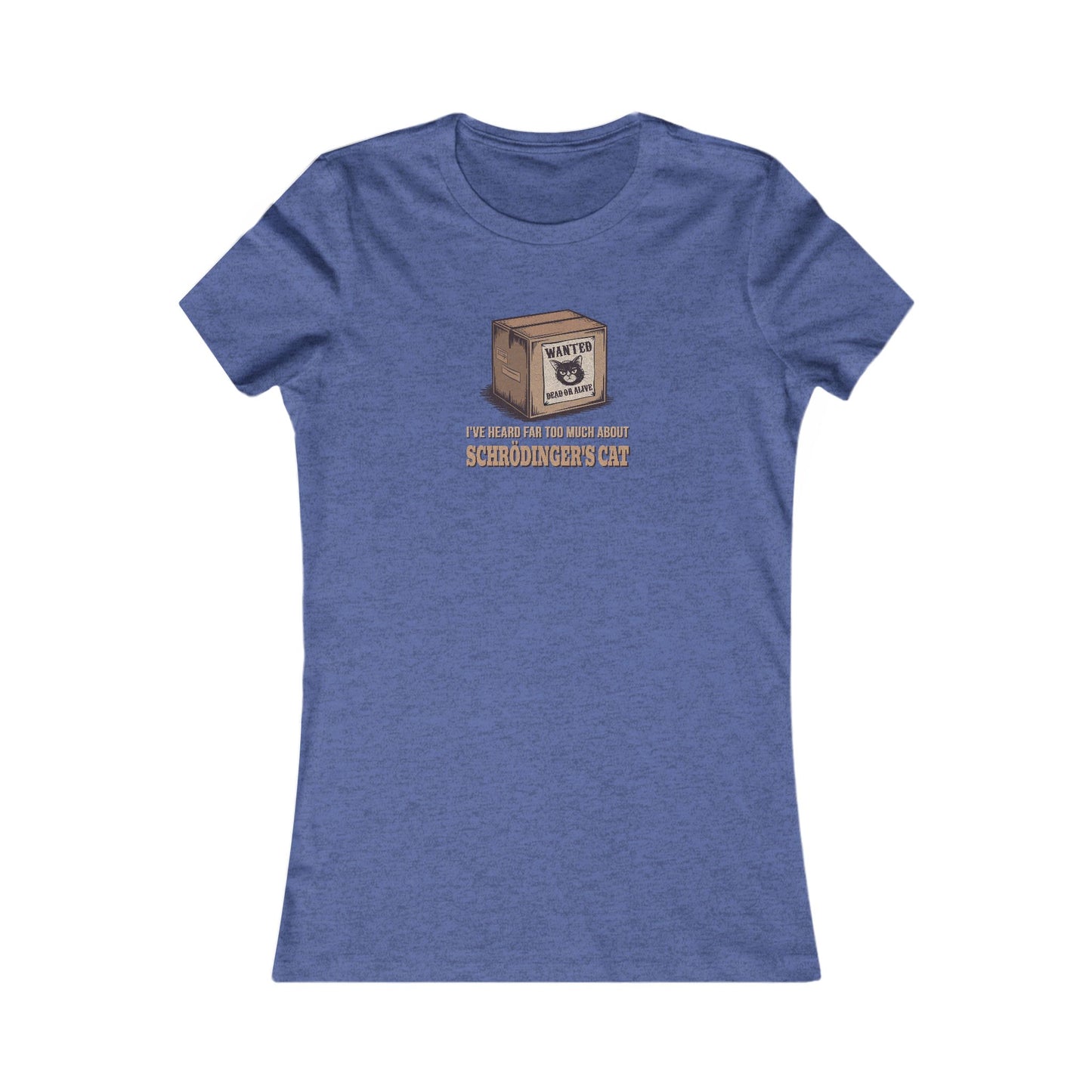Schrödinger’s Cat — Big Bang Theory Retro Women's Tee (Dark)