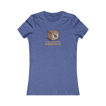 Schrödinger’s Cat — Big Bang Theory Retro Women's Tee (Dark)