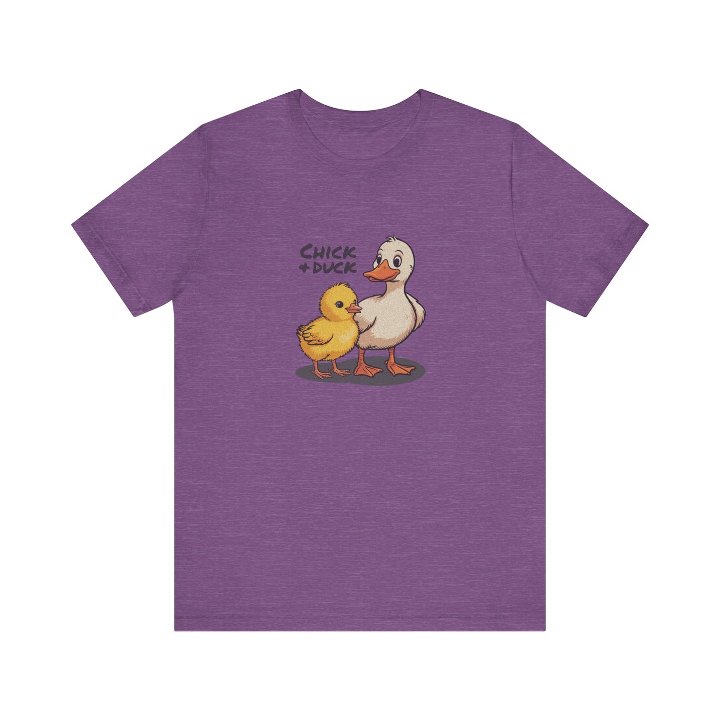The Chick and the Duck — Friends Retro Tee (Light)