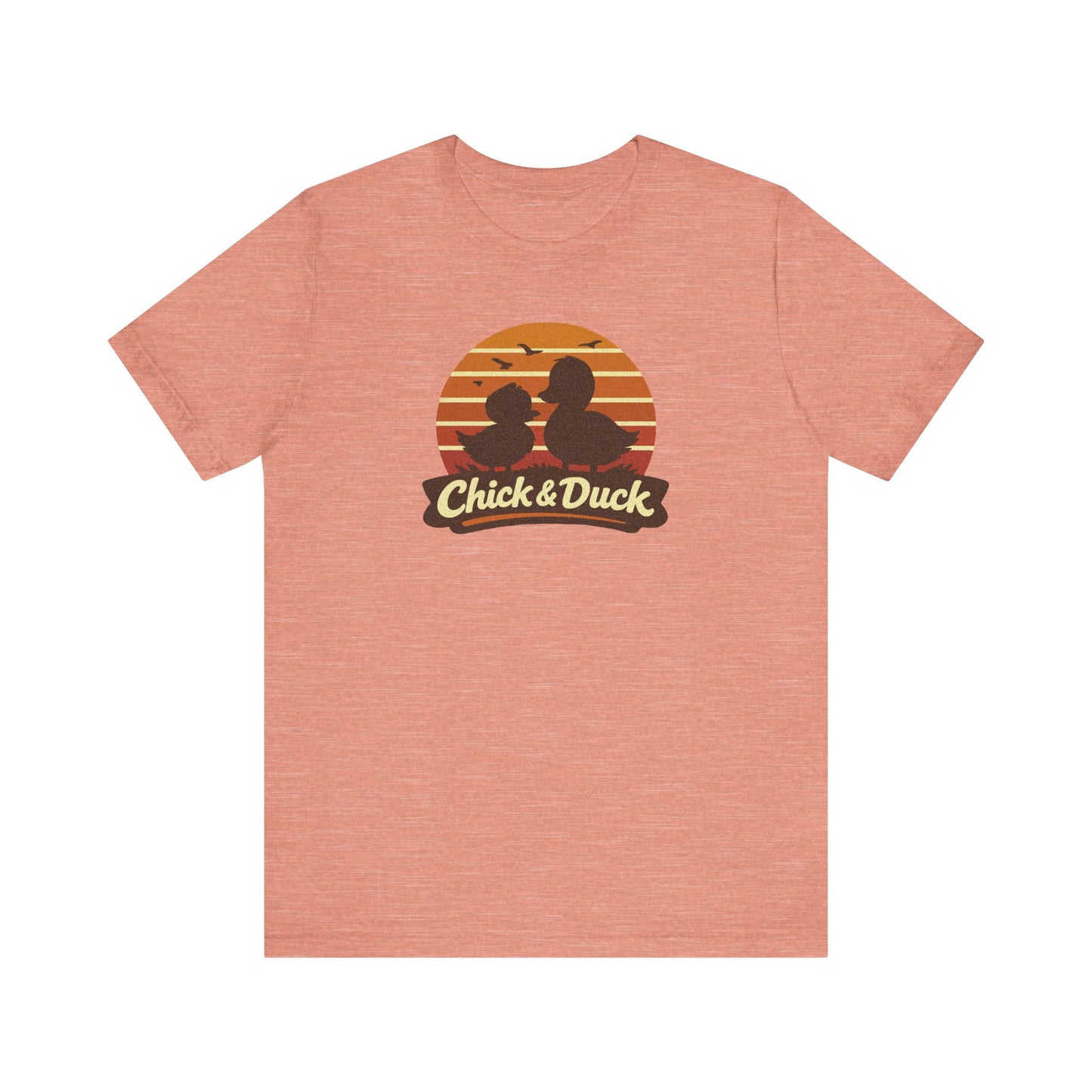 The Chick and the Duck — Friends Retro Tee (Light)