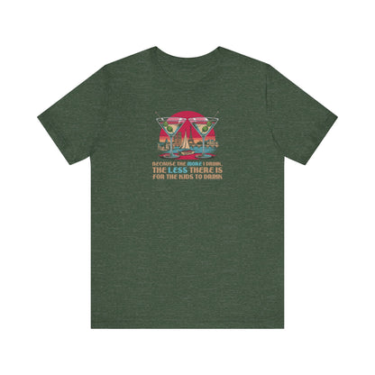 Open Bar (for the Kids) — Friends Retro Tee (Dark)