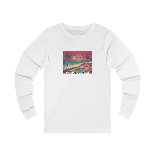 Del Boca Vista (Move Here For Spite!) — Seinfeld Retro Long Sleeve (Light)