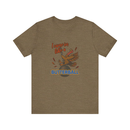Like a Butterball — Miley Cyrus Thanksgiving Parody Retro Tee (Light)