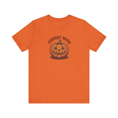 Current Mood (Vintage Jack) — Retro Halloween Tee (Light)