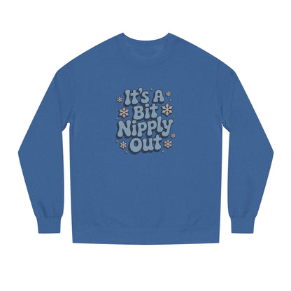 It's a Bit Nipply Out — Christmas Vacation Retro Sweatshirt (Dark)