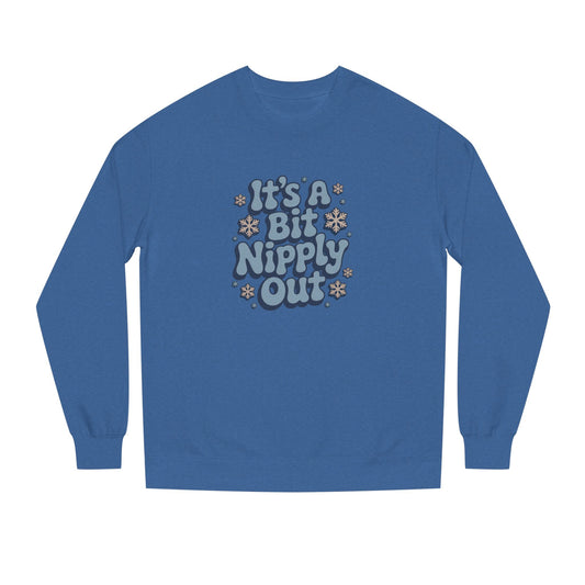 It's a Bit Nipply Out — Christmas Vacation Retro Sweatshirt (Dark)