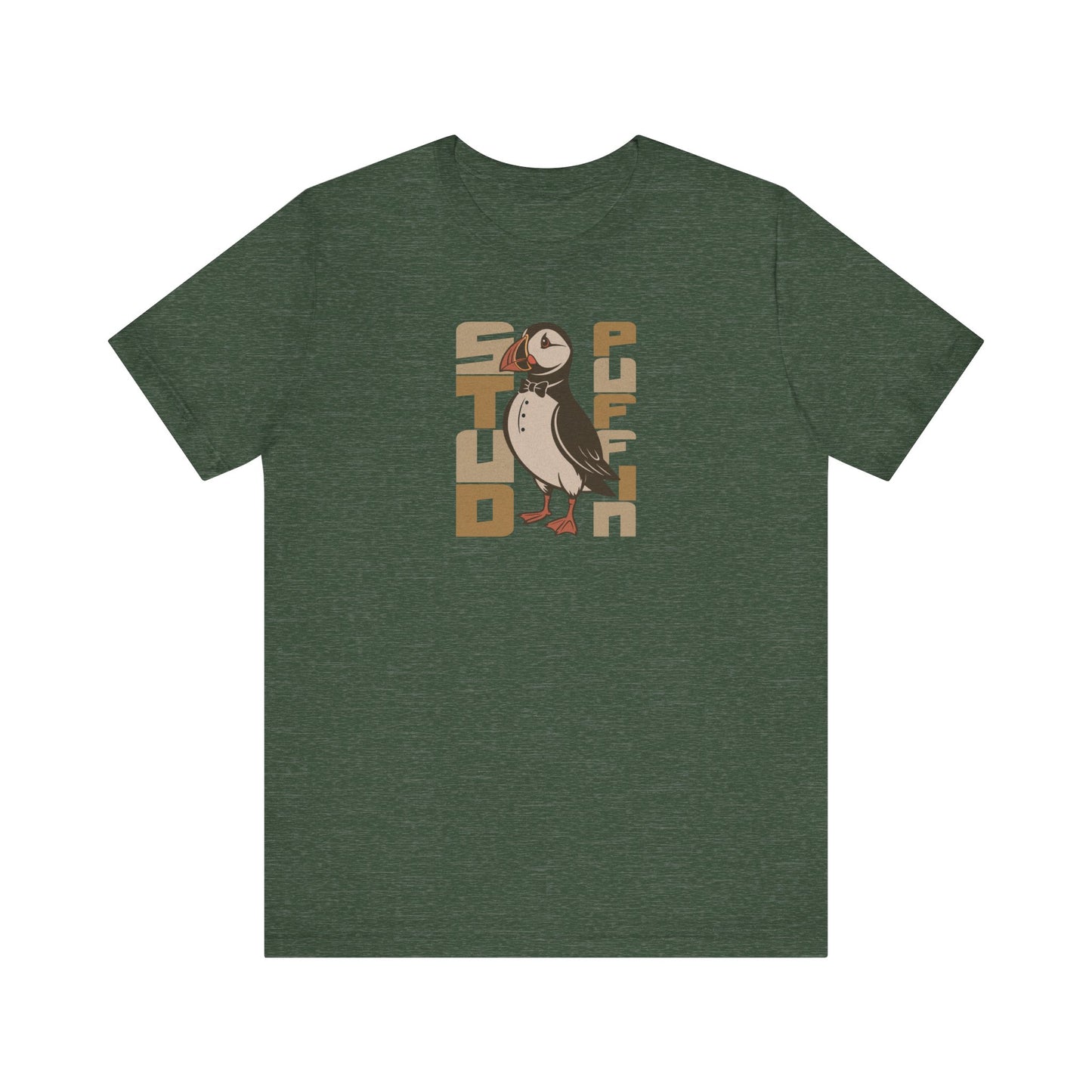 Stud Puffin, Licensed to Chill – Spy-Bird Retro Tee (Dark)