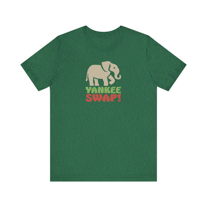 Yankee Swap! Christmas Party — Michael Scott Retro Tee (Dark)