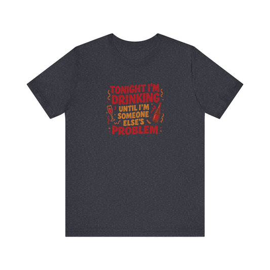 The Problem is Coming From Inside the Bar — Retro Tee (Dark)