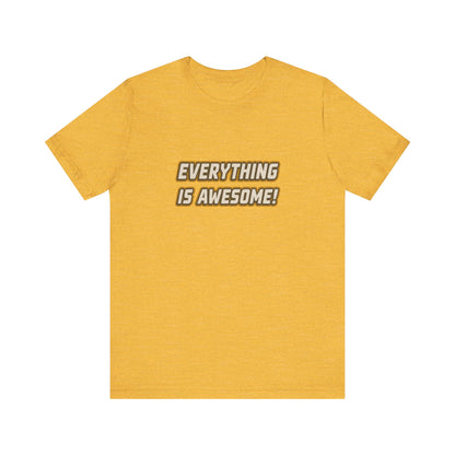 Everything is Awesome! — The LEGO Movie-Inspired Retro Tee (Light)