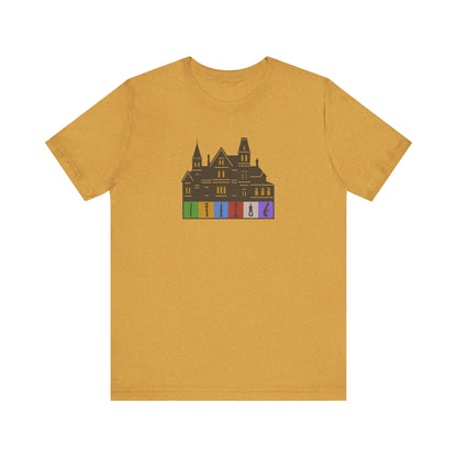 Welcome to Hill House (Off Route 41) — Clue Retro Tee (Light)
