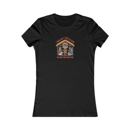 I Have No F*cks to Give — Little Drummer Boy Women's Tee (Dark)