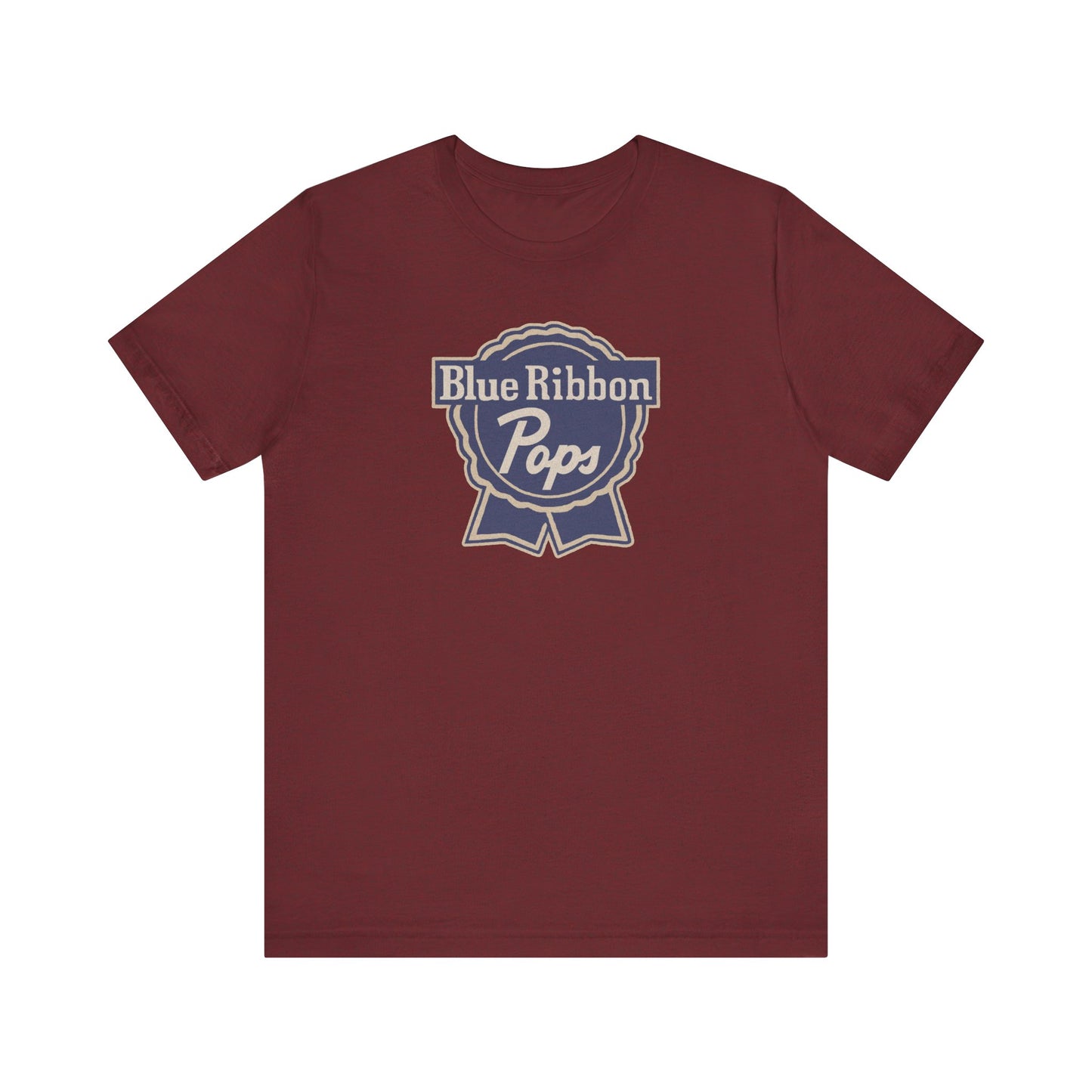 Blue Ribbon Pops Shirt — Funny Dad Gift, Retro Beer Dad Tee