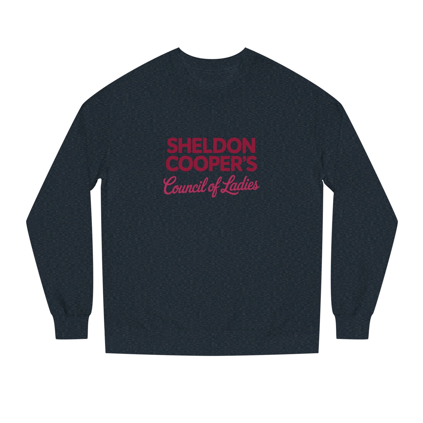 Sheldon Cooper’s Council of Ladies — TBBT Retro Sweatshirt (Dark)