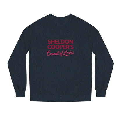 Sheldon Cooper’s Council of Ladies — TBBT Retro Sweatshirt (Dark)