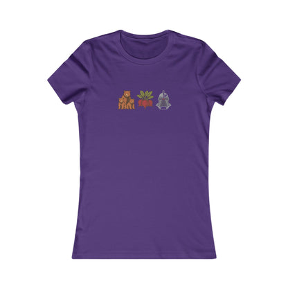 Bears, Beets, Battlestar (Icons) — Retro Women's Tee (Dark)