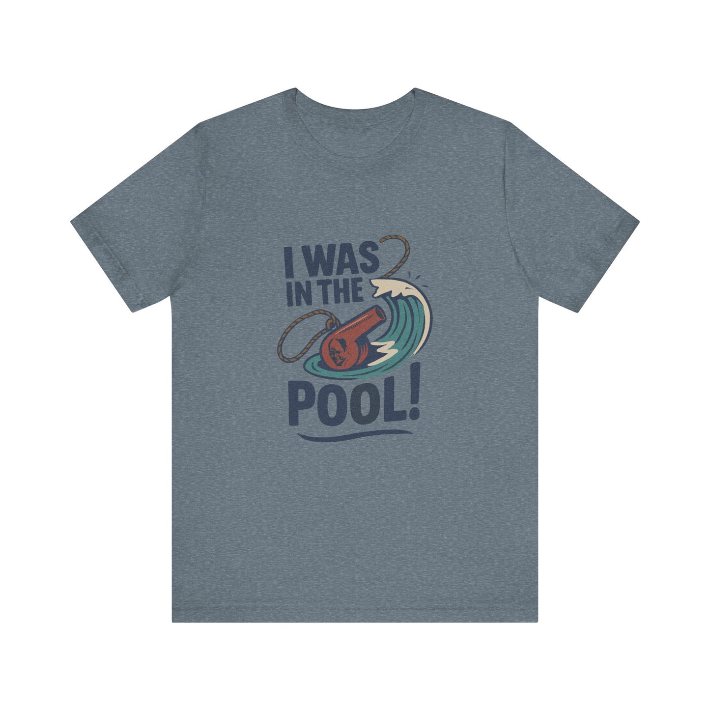 I Was in the Pool! — George Costanza Shrinkage Retro Tee (Light)