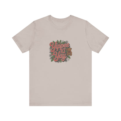 Yippee Ki Yay — Die Hard Retro Christmas Tee (Light)