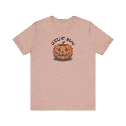 Current Mood (Vintage Jack) — Retro Halloween Tee (Light)