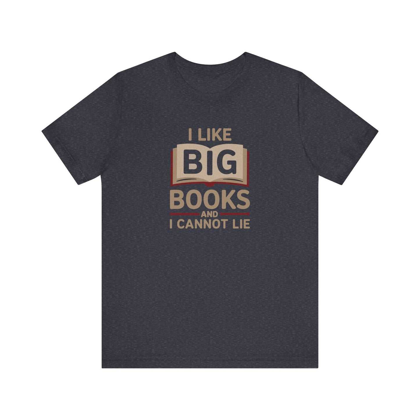 I Like Big Books and I Cannot Lie — Bibliophile Retro Tee (Dark)