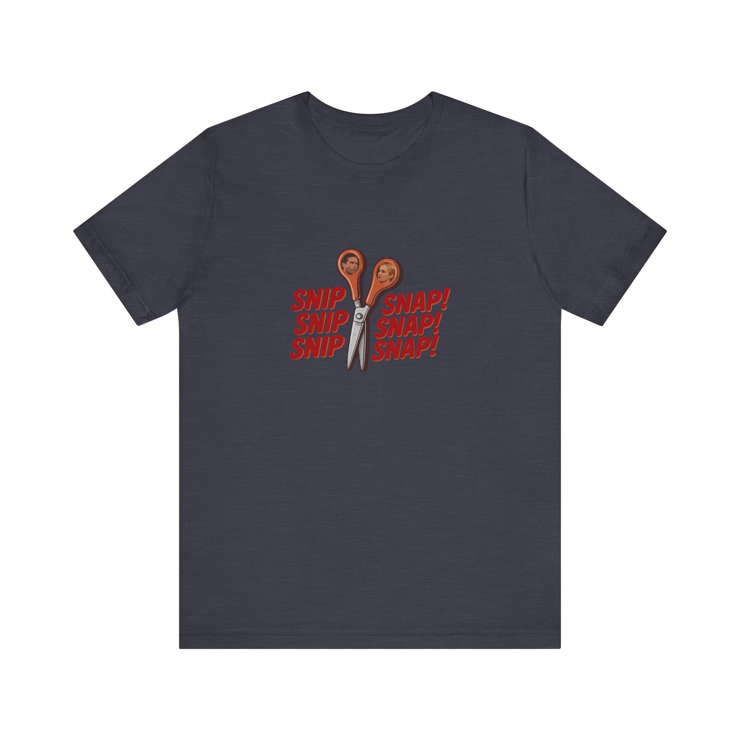 Snip Snap! — Michael Scott Vasectomy Retro Tee (Dark)