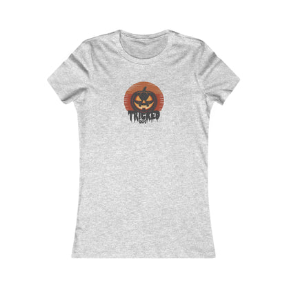 Tricked Out — Vintage Jack-O’-Lantern Women's Tee (Light)