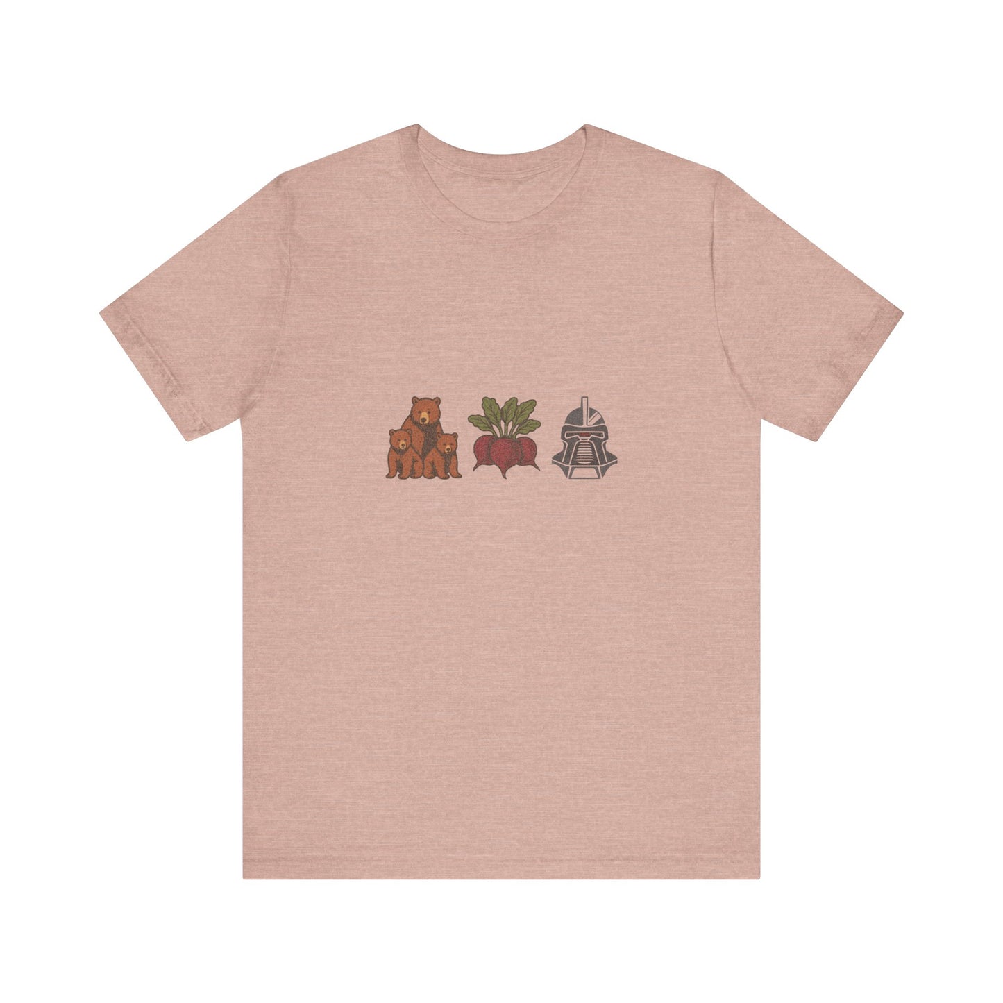 Bears, Beets, Battlestar (Icons) — Retro Tee (Light)