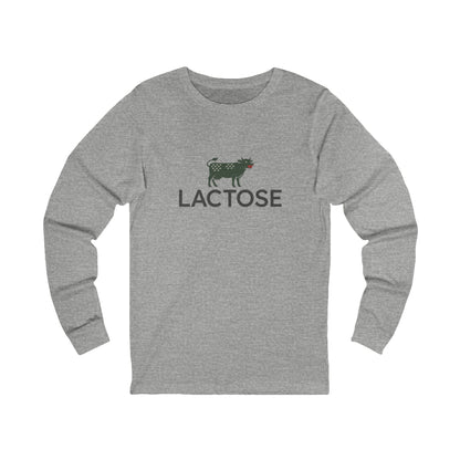 Life is a Beautiful… Typo – LACTOSE Logo Parody Retro Long Sleeve (Light)