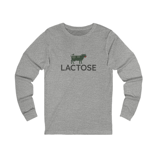 Life is a Beautiful… Typo – LACTOSE Logo Parody Retro Long Sleeve (Light)