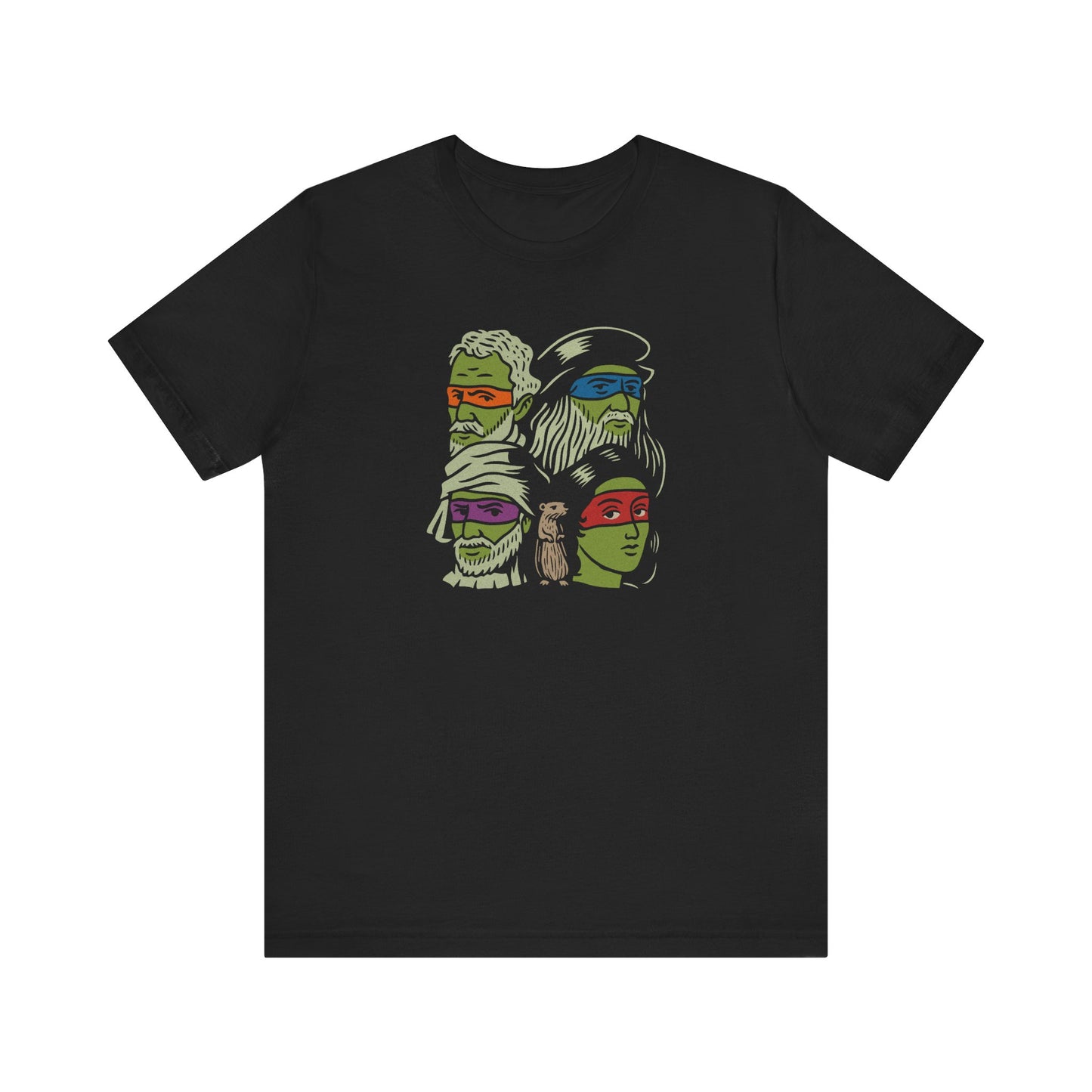 Renaissance Ninja Turtles — TMNT Retro Tee (Dark)