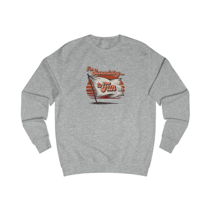 I'm Surrendering to Fun — Fun with Flags Retro Sweatshirt (Light)