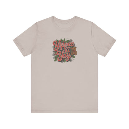 Yippee Ki Yay — Die Hard Retro Christmas Tee (Light)