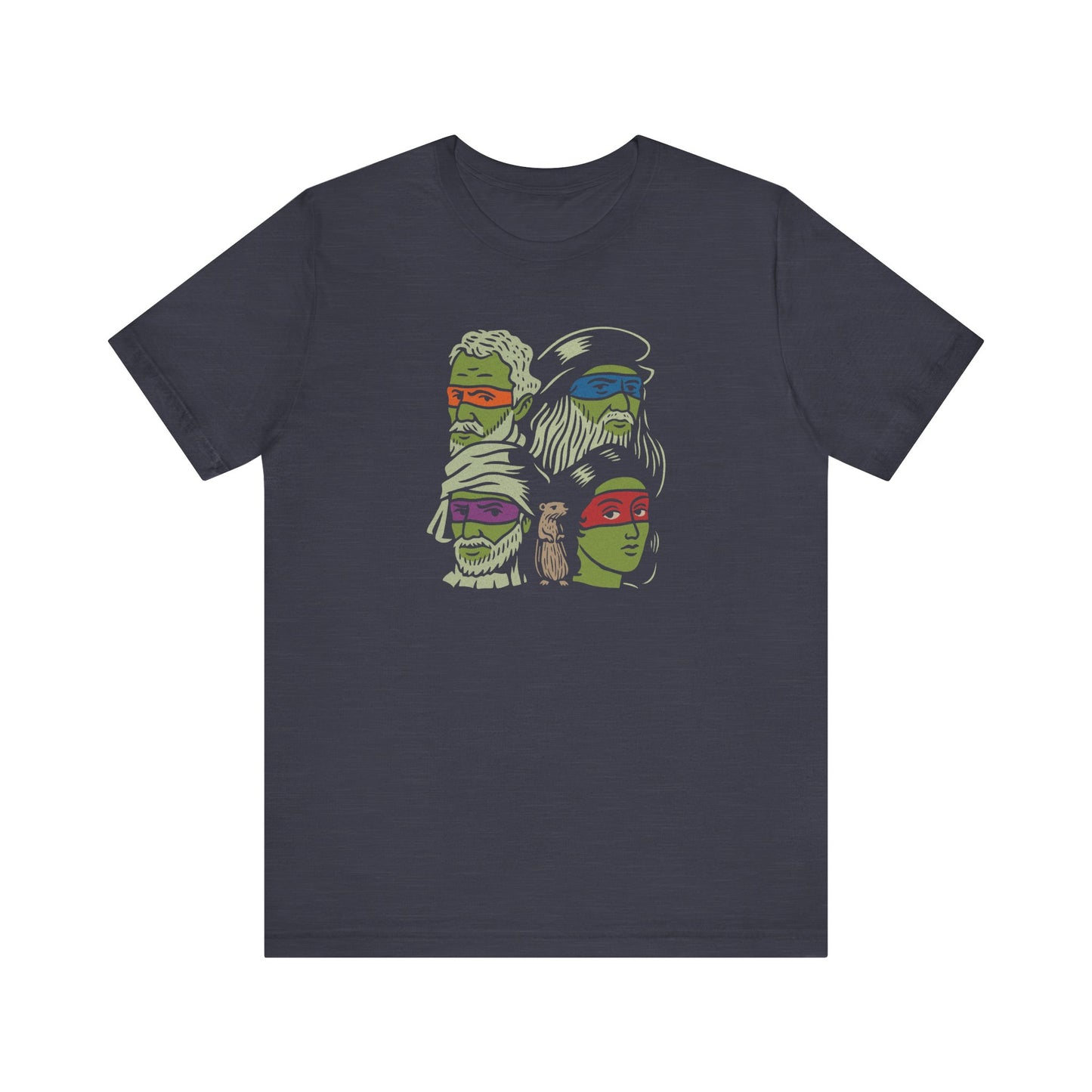 Renaissance Ninja Turtles — TMNT Retro Tee (Dark)
