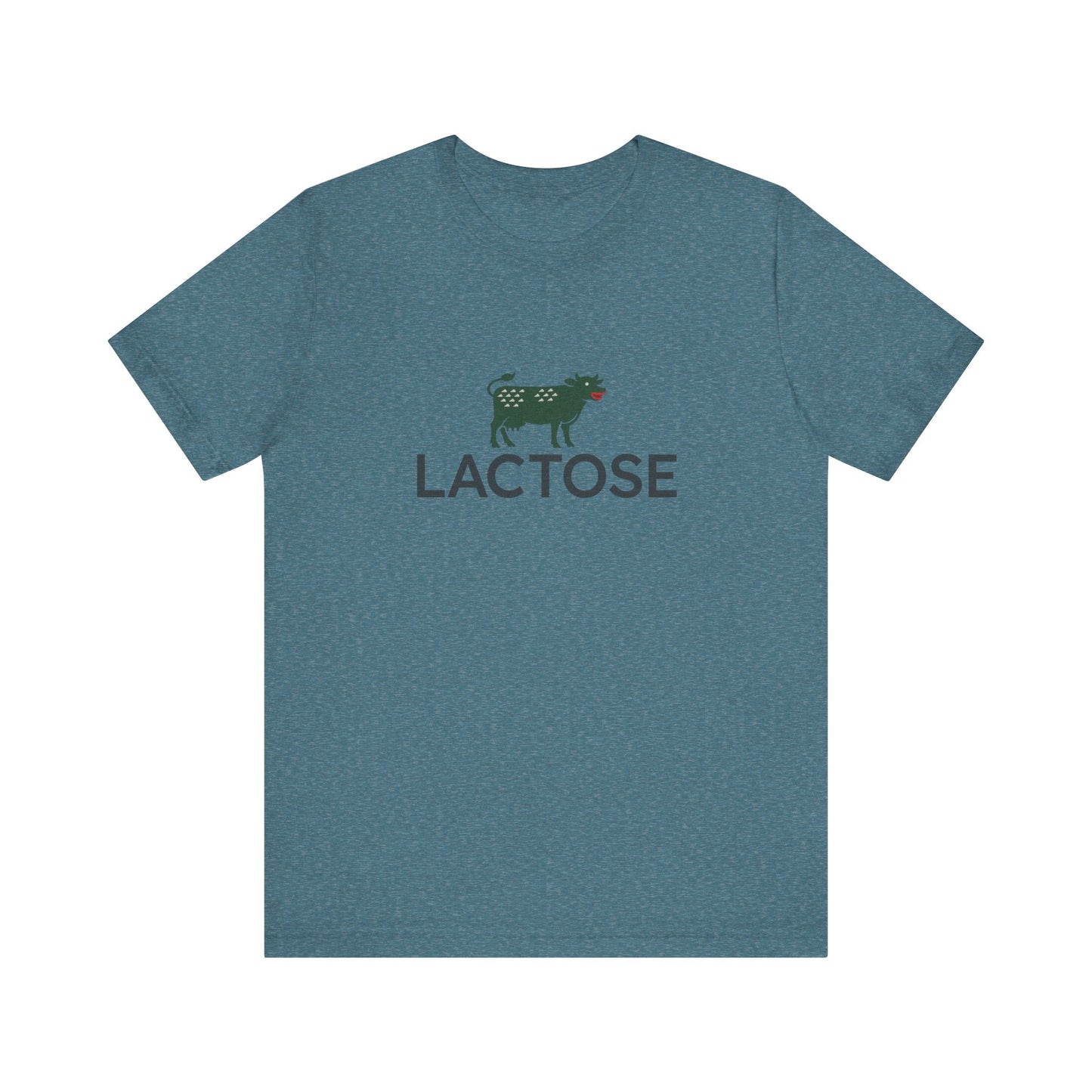 Life is a Beautiful… Typo – LACTOSE Logo Parody Retro Tee (Light)