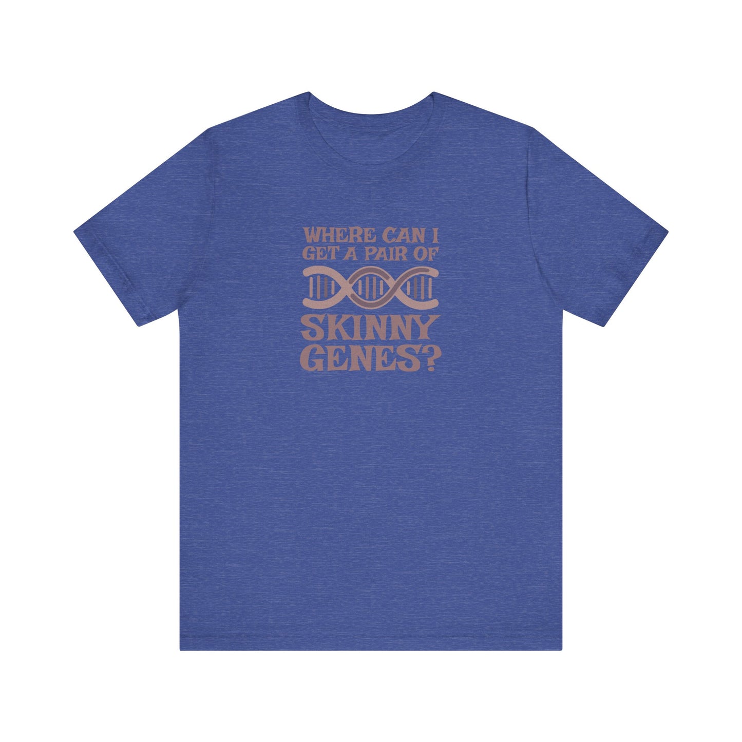 Pair of Skinny Genes — Retro Graphic Tee (Dark)