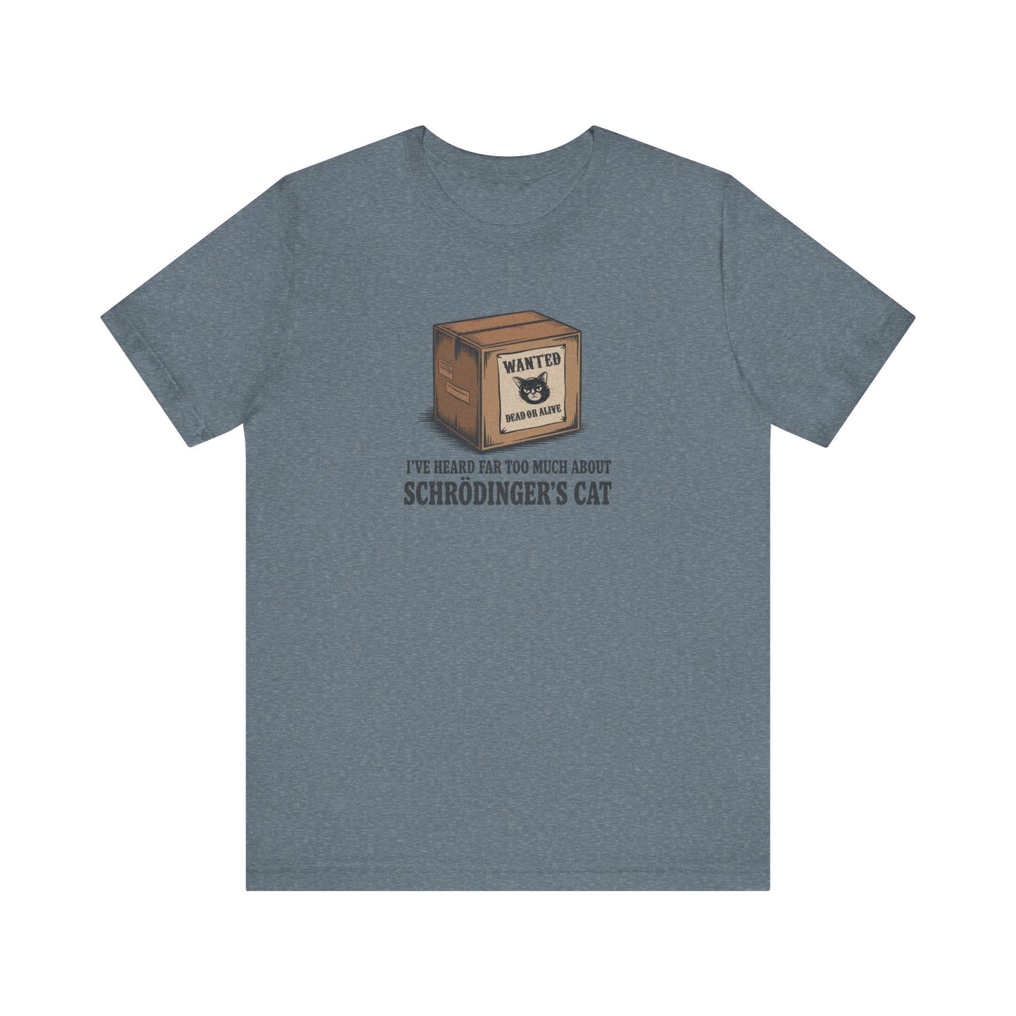 Schrödinger’s Cat — Big Bang Theory Retro Tee (Light)